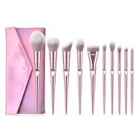 10 Pcs Pro Makeup Brushes Set With Brushes Bag Foundation Eyebrow Eyeshadow Makeup Brush Fashion Beauty Make Up Cosmetic Tools Makeup Brushes Sets