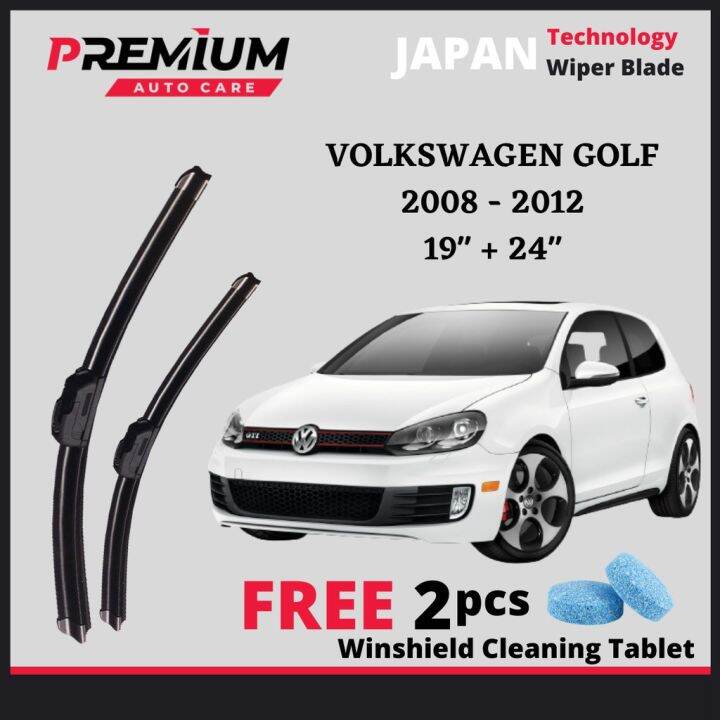 🔥 VOLKSWAGEN GOLF MK6 Tsi Gti R 20082012 PREMIUM WIPER BLADE JAPAN TECHNOLOGY WIPER BLADE