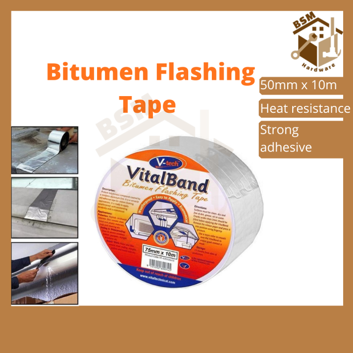 BSM V-Tech VT-420 Vital Band Bitumin Bitumen Flashing Tape Roof ...