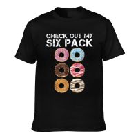 Check Out My Six Pack Donut High Quality Men Vintage T-Shirts