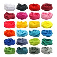 hjk✚◙  Dyeing Color Neck Gaiter Men Plain Bandana Multifunctional Headscarf Windproof Face Shields Seamless Tube Snood Warmer