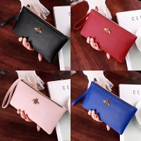 【hot】♣  Wallets Clutch Leather Wholesale Female Wallet Ladies Wristlet Thin