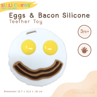 ของเล่นเขย่า | ยางกัด Eggs &amp; Bacon Teether Toy จาก Fun Zone