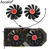 [2023ร้อน] 2ชิ้น/Set95MM FDC10U12S9-C CF1010U12S CF9010H12S XFX RX580ที่ทำความเย็น GPU พัดลมสำหรับ RX 590 580 570ระบายความร้อนการ์ดจอของเขา