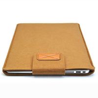 ‘；【= 11Inch Felt Sleeve Slim Tablet Case Cover Bag For Macbooks Air Pro Solid Color Tablet Storage Bag