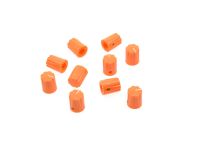 KR- 10pcs Orange Guitar Scalloped Edge Davies 1900H Style AMP Knob Effect Pedal Knobs