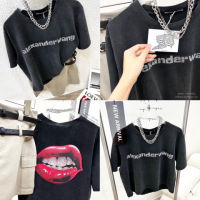 เสื้อครอป Alexanderwang รีดเพชร หน้า-หลัง