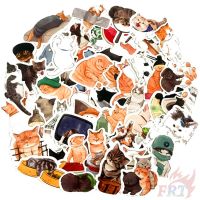 Kawaii Kittens Series 02 Cats Pets สติ๊กเกอร์  52Pcs/Set DIY Fashion Luggage Laptop Skateboard Decals Doodle สติ๊กเกอร์