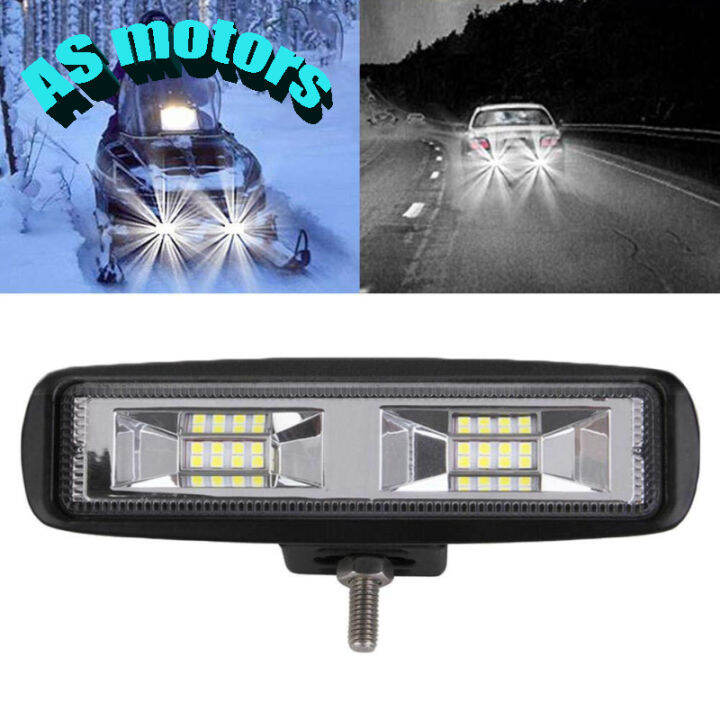 lampu-depan-motor-สปอตไลท์แสงบาร์แสงสำหรับวิ่งทุกวันไฟรถยนต์16led4-8w