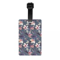 【CW】 And Hibiscus Luggage Tag Suitcase Accessories Label Holder Baggage ID Address for Men