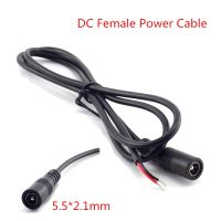 25cm/1M DC Female Wire Power supply cord cable camera 12V Extension Connector for CCTV LED strip light Adapter 5.5x2.1mm cords