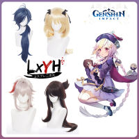 [LXYH- COSER KING] Anime Genshin Impact Lisa Minci Eula Beidou เครื่องแต่งกายคอสเพลย์ การ์ตูนอะนิเมะ Man Woman Wig Hair Prop Cospaly83006