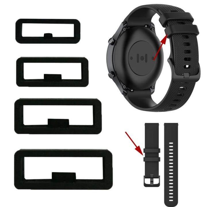 Silicone Rubber Replacement Watch Band Keeper Silicone Band Keeper