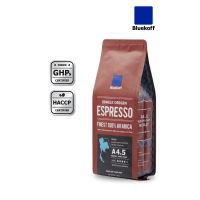 Bluekoff A4.5 ถุงสีแดง เมล็ดกาแฟไทย อราบิก้า 100% เกรด A Medium-Dark Roast (คั่วกลางค่อนเข้ม) ขนาด 250 กรัม