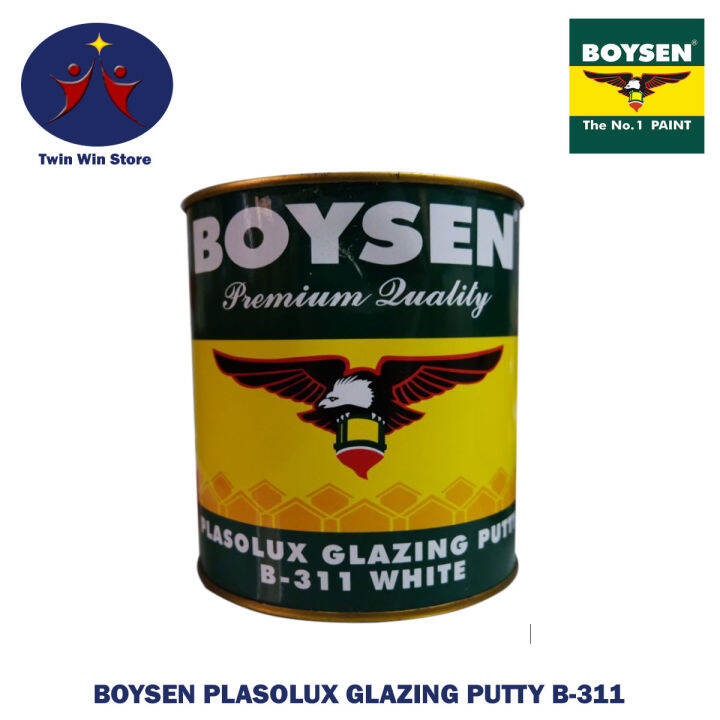 BOYSEN PLASOLUX GLAZING PUTTY WHITE B311 PER GALLON Lazada PH