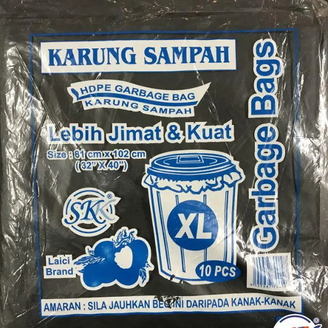Garbage Bag Size XL Laici Brand Plastic Sampah Size XL Disposable