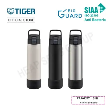 Tiger thermos Water bottle Sahara Stainless bottle Antibacterial processing  800ml [Slant handle] Lightweight Drink directly MCZ-S080CZ