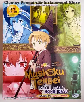 DVD Anime Mushoku Tensei Jobless Reincarnation Sea 1+2 (1-23 End) English  AUDIO