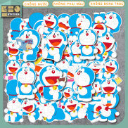 Combo 50 Sticker Doraemon chống nước sticker dán laptop, điện thoại