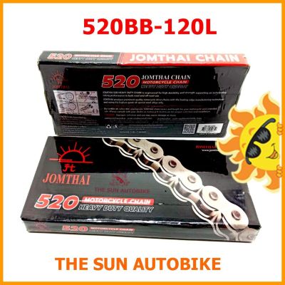 โซ่ SUN ขนาด 520BB-120DL ตราพระอาทิตย์ (สีเดิมดำ) จำนวน  1  เส้น **ของแท้**