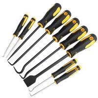 9Pcs Universal Scraper Pick Hook Tool Set Car Auto Repair Tool Chrome Vanadium Steel O Ring Gasket Puller Seal Hook Remover Kits