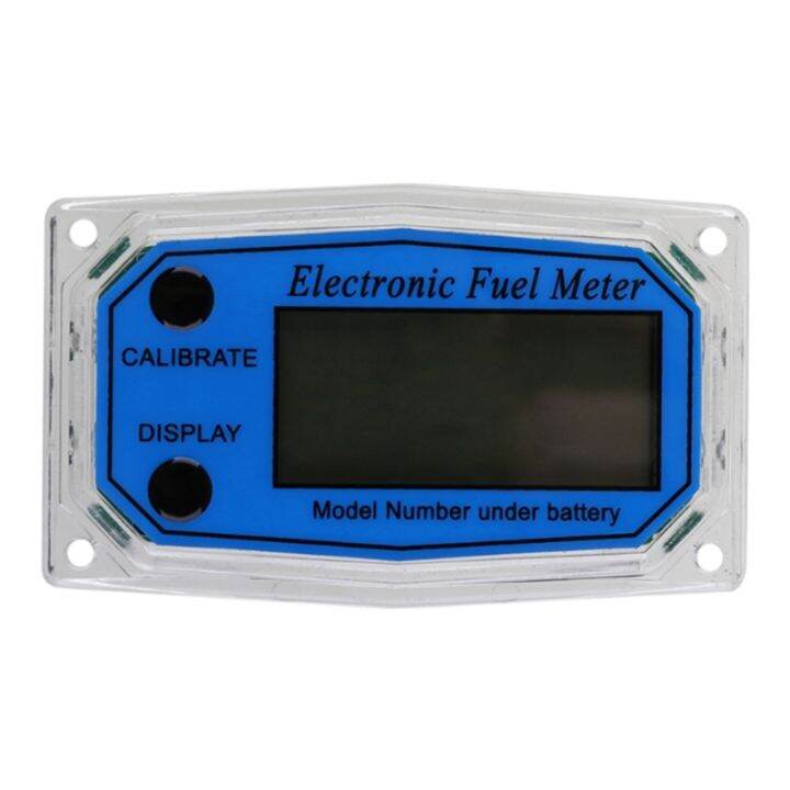 เครื่องวัดอัตราการไหลของกังหันแสดงผลชิป Electronic Digital Flowmeter