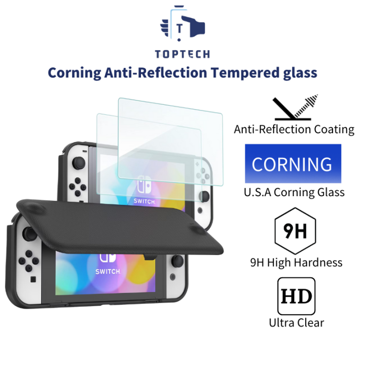 Toptech Anti Reflection ,AR Corning glass,tempered glass for Nintnedo