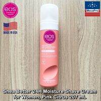 EOS® Shea Better 24H Moisture Shave Cream for Women, 207 mL ครีมโกนขน สำหรับผู้หญิง กลิ่นราสเบอร์รี่ทับทิม