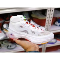 AU HOT 【Original】 ΝΙΚΕ A J 37 High Mens Fashion รองเท้าบาสเก็ตบอล WhiteRedColorful Sports Shoes {Limited Time Offer}