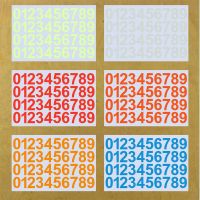 ZZOOI Glow in Dark Number Sticker Luminous Digits Stickers Car Temporary Paking Phone Mailbox Tag Drawer Sign Hotel Door Plaque Label