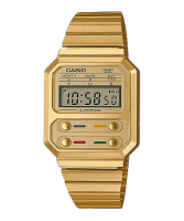 [ประกันร้าน] Casio นาฬิกาข้อมือ รุ่น A100WEG-9ADF-S General Watch Gold