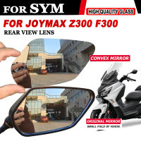 Untuk SYM Joymax Z300 Z 300 F300 F 300 Sesori Motosikal กระจกนูน Meningkatkan Cermin Spion วิสัยทัศน์กระจกด้านข้าง