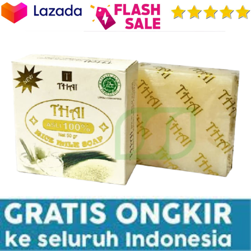 Sabun THAI RICE MILK SOAP 50gr Original /bpom/thailand/jepang/cuci muka