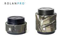 ROLANPRO ที่บังฝนพรางตัวเลนส์กล้องถ่ายรูป Barlow ซองสำหรับแคนน่อนกล้อง DSLR Barlow 1.4XII กล้อง2.0X แขน Barlow