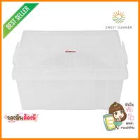 กล่องเก็บของ ฝาล็อค G-WARE 1402 40 ลิตร สีใสSTORAGE BOX G-WARE 1402 40L CLEAR **ของแท้100%**