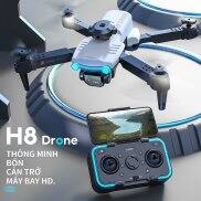 Flycam 4k DRONE H8 flaycam Máy ảnh DRONE Quadcopter Định vị 4K ống kính