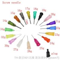 hot【DT】♞✲△  50pcs Screw Tips Glue Dispenser Syringe Luer Lock Needles 14 15 16 17 19 20 21 22 23 25 28 30 34G Gauge