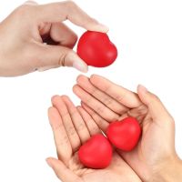 24Pcs ValentineS Day Red Heart Stress Balls,Stress Balls for School Carnival Reward,Valentine Party Bag Gift Fillers