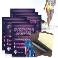 [Undistracted] 12pcs sciatica nerve Pain Relief Patch เครื่องทำความร้อนแพทช์ร่างกาย Balm meridians plaster