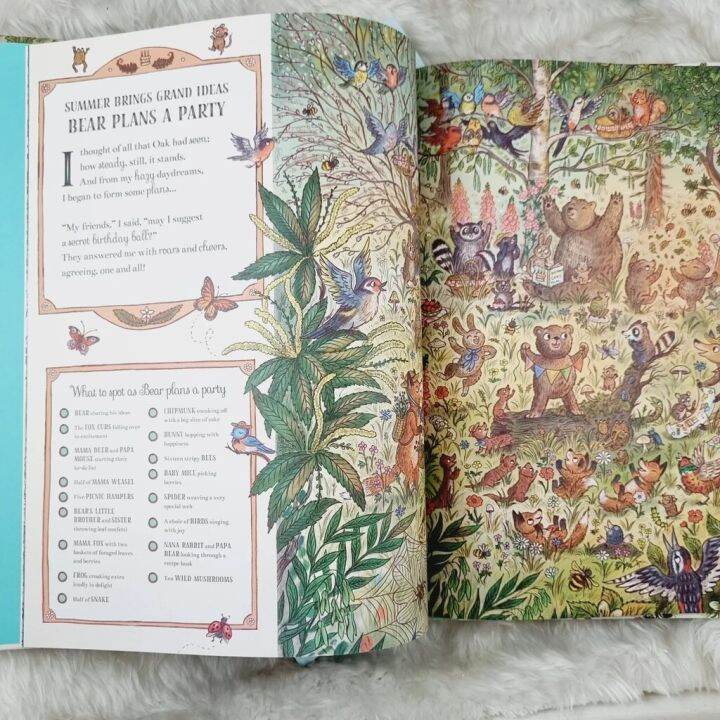 หนังสือ-เด็ก-grand-old-oak-and-the-birthday-ball-more-than-100-things-to-find-english-book-by-magic-cat-ของแท้-พร้อมส่ง-ปกแข็ง-award