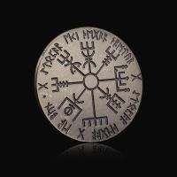 【CC】♕✸  REPLICA Coin Guidepost Compass Commemorative Coins Souvenir Crafts Ornament