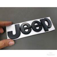 โลโก้ jeep เหล็ก  สีดำด้าน