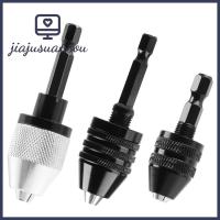 JIAJUSUANSOU เครื่องมือ เปลี่ยนด่วน ตัวแปลงอะแดปเตอร์ 0.3mm-8mm ก้านกลม หัวจับดอกสว่านไร้สาย ด้ามหกเหลี่ยม 1/4andquot;