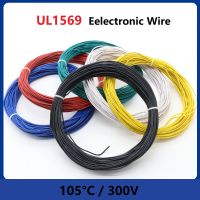 สายเคเบิลอิเล็กทรอนิกส์หลายเส้น UL1569แกนเดี่ยว28AWG ทองแดงชุบดีบุกหลาย Color-5meters