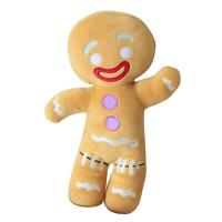 11.8in Gingerbread Man Plush Toy Baby Appease Doll Biscuits Man Pillow Car Seat Cushion Reindeer Home Decor Toy Children amazing