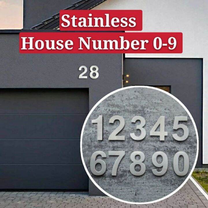 3E 09 Room/House Numbers Adhesive Type Lazada PH