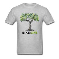 Bike Life Tree Design Classic Tshirt Om Green Environment Cretive T Shirt 100% Cotton Fabric Comfortable T Shirt Mens T Shirt - T-shirts - AliExpress