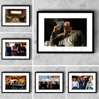 โปสเตอร์โซปราโน James Gandolfini Tony Soprano Wall Art Home Decor