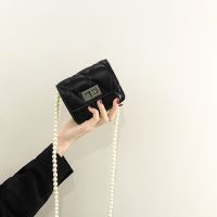 This years popular mini bag womens summer 2023 new all-match niche pearl chain small bag fashion Messenger bag 【APR】