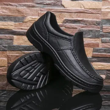 Mens comfortable work on sale shoes